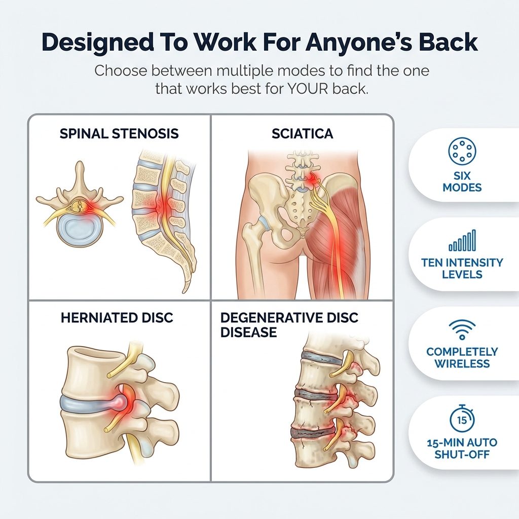 Designed to work for anyone's back
